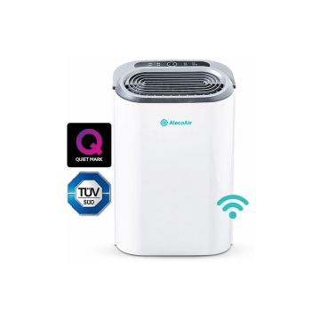 Dezumidificator si purificator cu consum redus de energie AlecoAir D16 PURIFY, 16 l /24h, WiFi, HEPA, Ionizare, Uscare Rufe